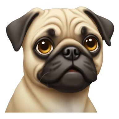 old pug sticker