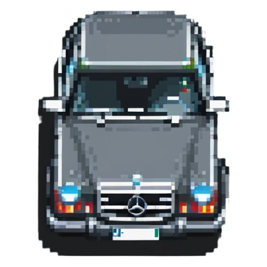 classic Mercedes car sticker