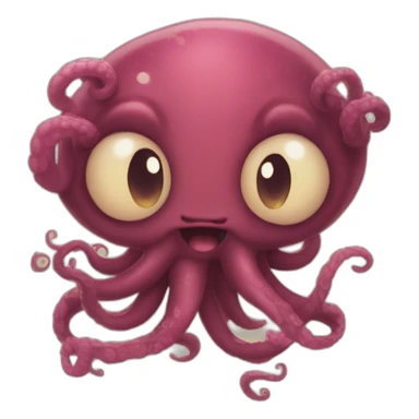 cute kraken cute face HYPED sticker