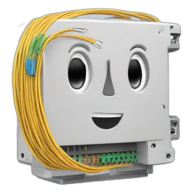 optical fibre plc sticker