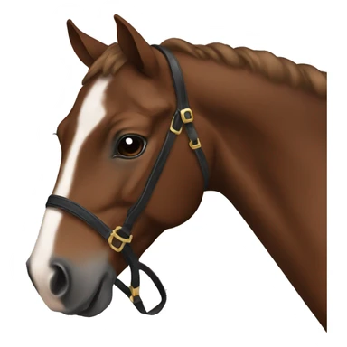 Brown show horse  sticker