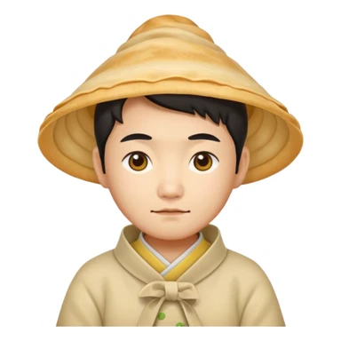 Asian wearing a wonton sticker