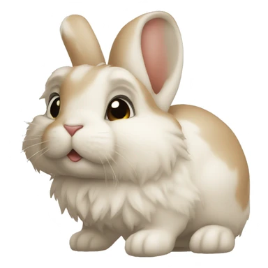 Lapin qui fait des bisous sticker