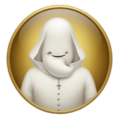 your holiness beluga sticker