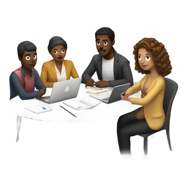 group meeting sticker