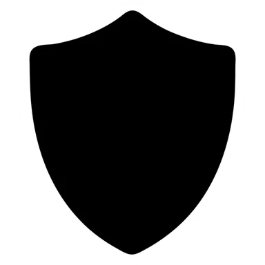 A shield sticker