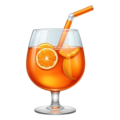 Mach mir einen Aperol in Emoji Stil sticker