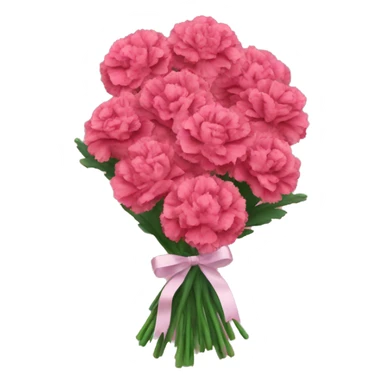 Carnations bouquet  sticker