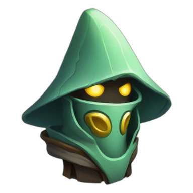 alien mage futuristic roguelike rpg style inspired by slay the spire sticker