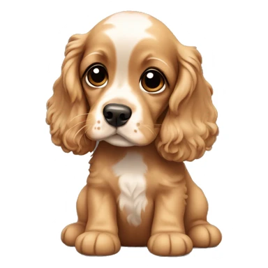 Baby cocker spaniel  sticker