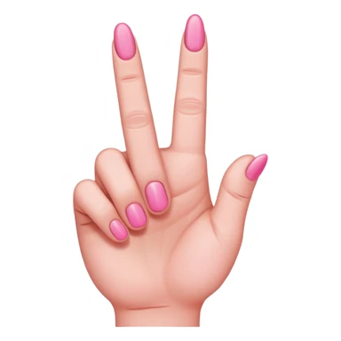 pink middle finger  sticker