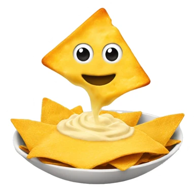 nachos & cheese dip sticker