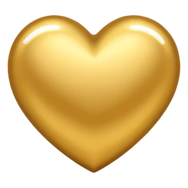 coração dourado sticker