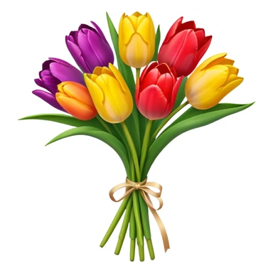 ramo de tulipanea sticker