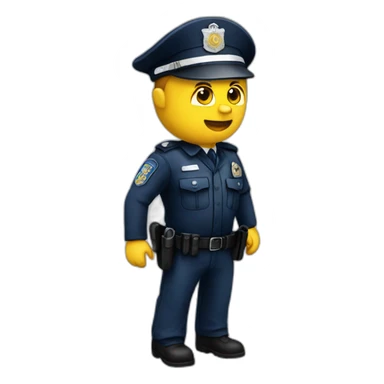 Police nationale sticker