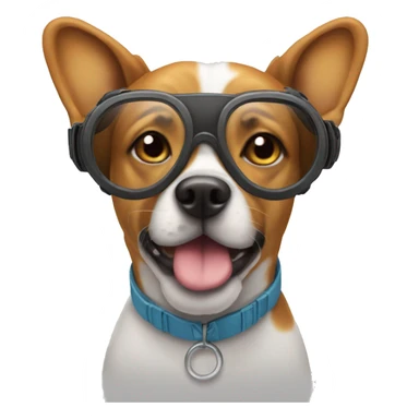 DOG WITH GOGGLE  sticker