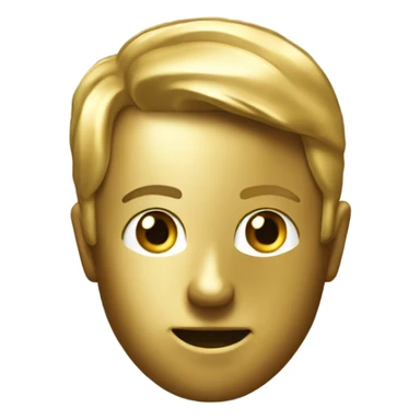 gold medial with number one on it sticker