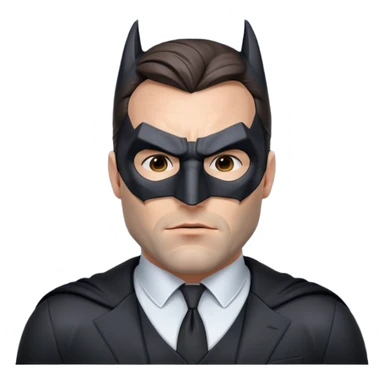 ben affleck batman with mask sticker