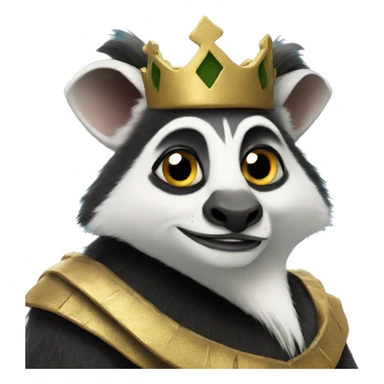 king julian sticker