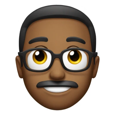 lifted eyebrow emoji with a smirk  sticker