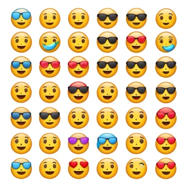 Aesthetic random iphone emojis sticker