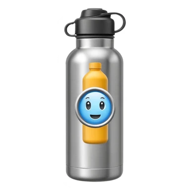 hiking inox water bottle sticker