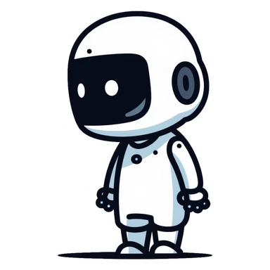 ASIMO robot, white humanoid robot by Honda with helmet-like head sticker