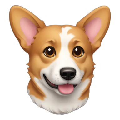 corgi terrier mix sticker