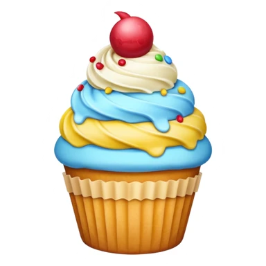 Cupcake de sorvete sticker