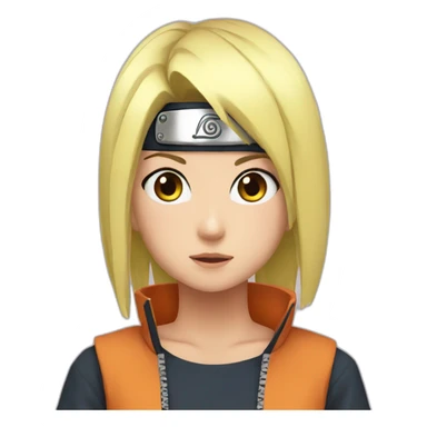 girl naruto sticker