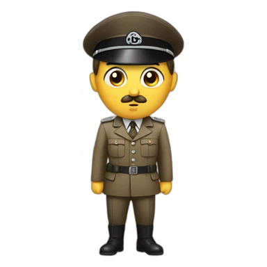 hitler avec son costume sticker