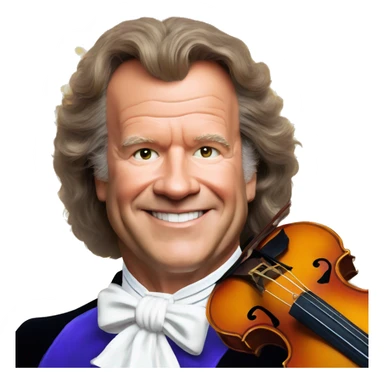 andre rieu met viool sticker