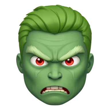 Give me a man in green who is angry sticker