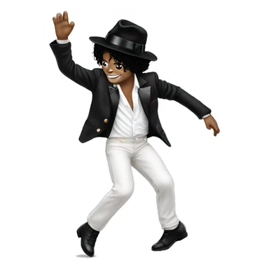 Michael Jackson doing a Moonwalk sticker
