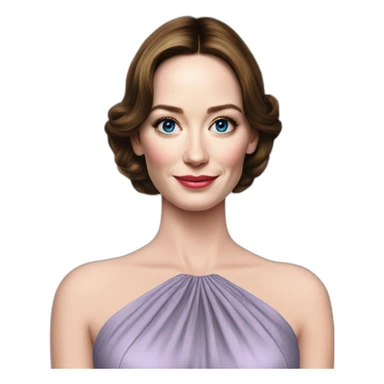 Emily Blunt cocktail dress sticker