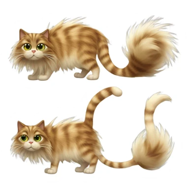Pinetree cat sticker