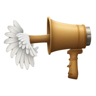 agaporni con una trompeta sticker