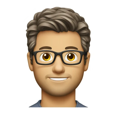 adam scott working on a computer sticker