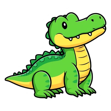 Alligator sticker