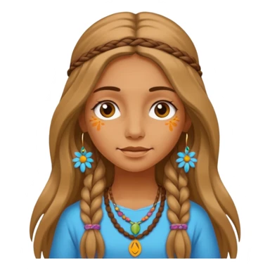 girl Hippie  sticker