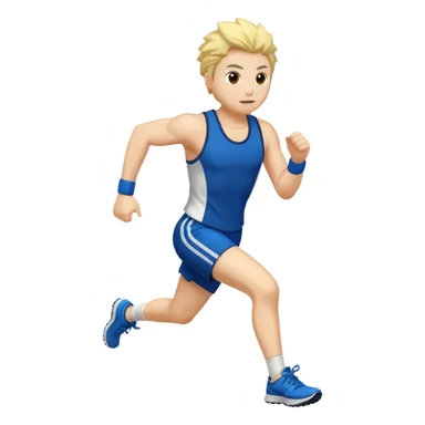 Create me an emoji where the word MHA IS AN EMOJI AND MHA is for a  running club sticker
