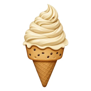 Cookie dough ice cream sticker