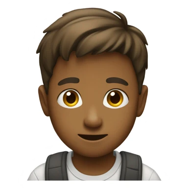 A boy stand up sticker