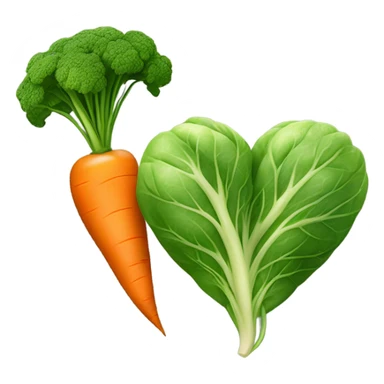 Vegetarian love sticker