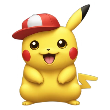 ENJOY Pikachu sticker