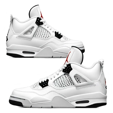 jordan 4 blanche  sticker