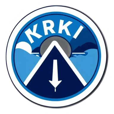 Blaues Schild auf den Nordkapp steht sticker