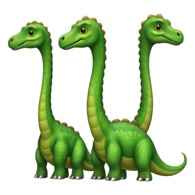 two-headed sauropod sticker