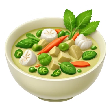 greens curry sticker