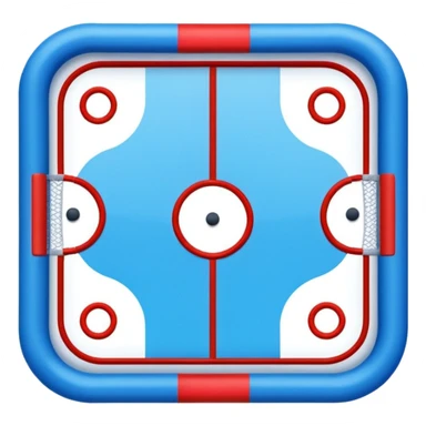 ice hockey field (#00A3E0) and red (#F9423A) sticker